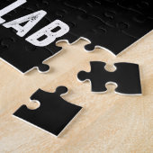 犬好き | I Love My Chocolate Lab ジグソーパズル (側面)