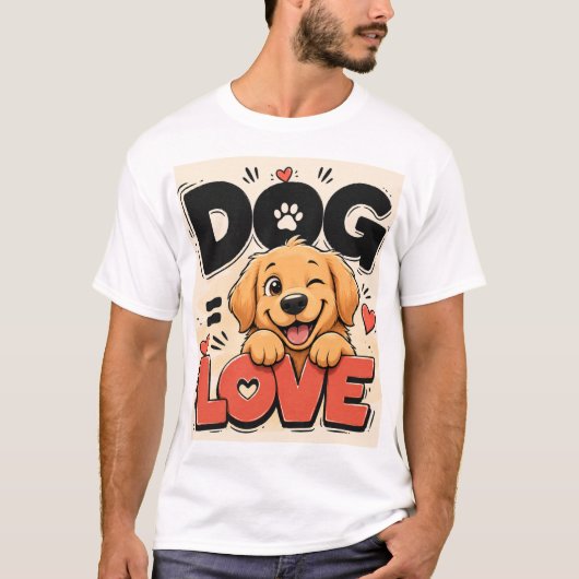 犬好き Tシャツ (正面)
