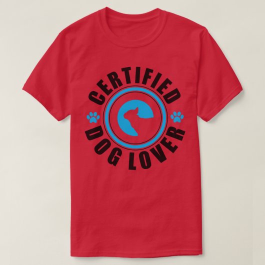 犬好き Tシャツ (デザイン正面)