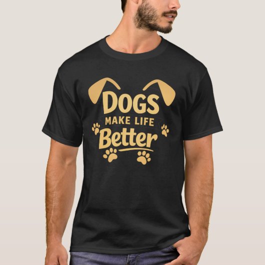犬好き Tシャツ (正面)