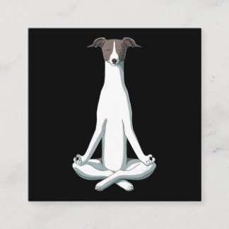 犬好き | Yoga イタリアン Greyhound スクエア名刺