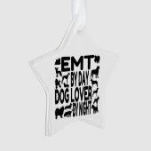 犬好きEMT オーナメント (正面)