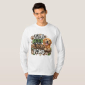 犬好きTシャツデザイン Tシャツ (正面フル)