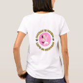 犬好きTシャツ 🐾 かわいい犬のデザインがクールなTシャツ Tシャツ (裏面)