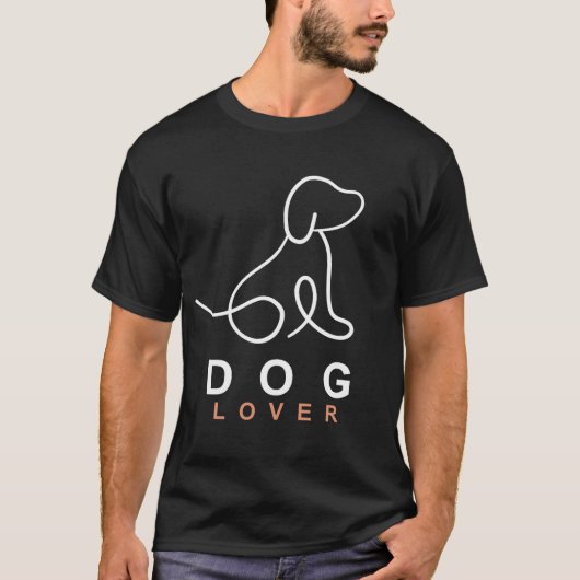 犬好きTシャツ Tシャツ (正面)