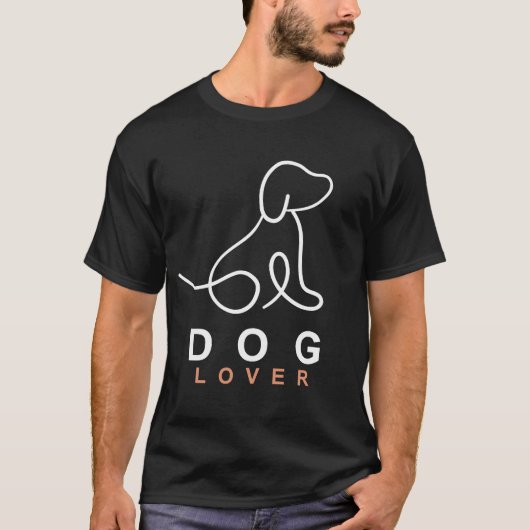 犬好きTシャツ Tシャツ (正面)
