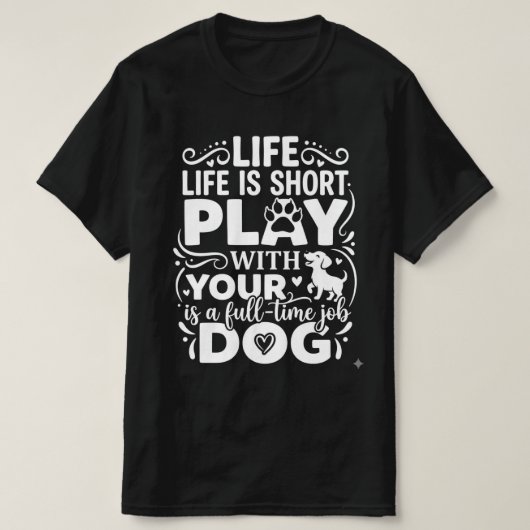 犬好きTシャツ Tシャツ (デザイン正面)