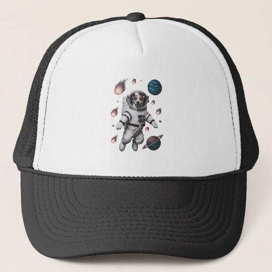 犬宇宙飛行士と宇宙の冒険 キャップ (正面)