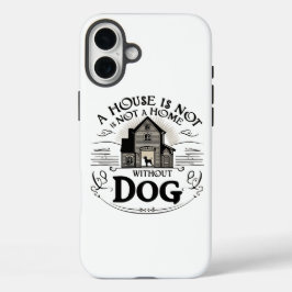 犬完全な家庭 iPhone 16 PLUSケース