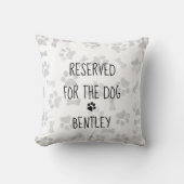 犬専用 – Paw Print – 犬好き クッション (正面)