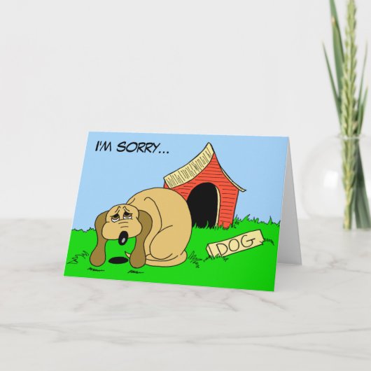 犬小屋のカードに カード (正面)