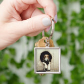 犬小屋のハウンドドッグ キーホルダー (手)