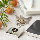 犬小屋のハウンドドッグ キーホルダー (側面)