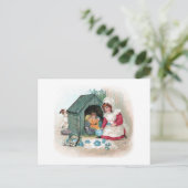 犬小屋のビクトリアンなお茶会 インビテーションポストカード (スタンド正面)