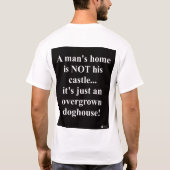 犬小屋のTシャツ Tシャツ (裏面)