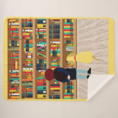 犬小屋へ行く本を選べ シェルパブランケット (正面(横))