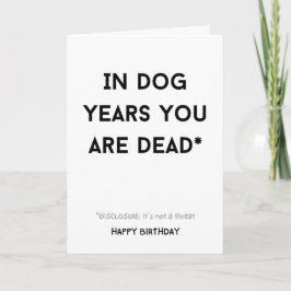 犬年では死んでいる カード