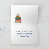 犬年の誕生日のカウント カード (内部)