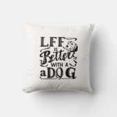 犬幸せ枕 クッション (正面)