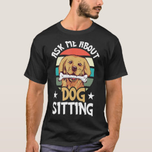 犬座りウォーカーシッターPETシッター1 Tシャツ