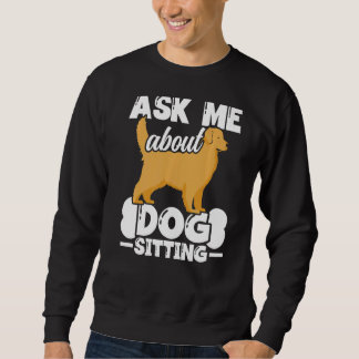 犬座りウォーカーシッターPETシッター4 スウェットシャツ