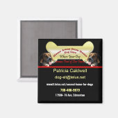 犬座り用業務磁石 マグネット (正面/裏面)