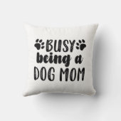 犬忙しの母である クッション (裏面)