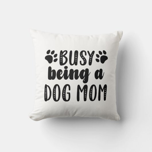 犬忙しの母である クッション (正面)