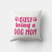 犬忙しの母である クッション (裏面)