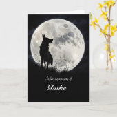 犬悔やみや弔慰ドイツシェパード型ドッグブリード カード (黄色い花)