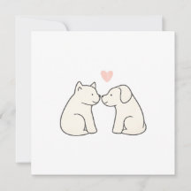 犬愛グリーティングカード