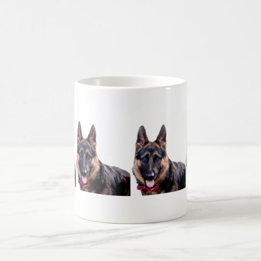犬愛好家のためのドイツの羊飼いコーヒーマグ コーヒーマグカップ (中央)