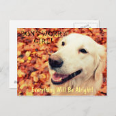 犬愛好家のための文字と写真はがき ポストカード (正面/裏面)