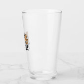犬愛好家 レパードプリントの肉球 タンブラーグラス (左)