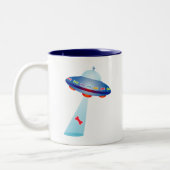 犬愛好家 – 宇宙船 ツートーンマグカップ (左)
