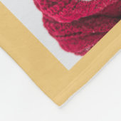 犬愛犬ママかわいいペットフォトコラージュレトロ フリースブランケット (角)