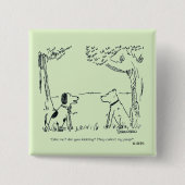 犬愛 缶バッジ (正面)