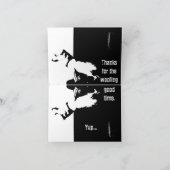 犬感謝してい カード (内部)