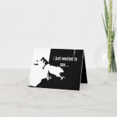 犬感謝してい カード (正面)