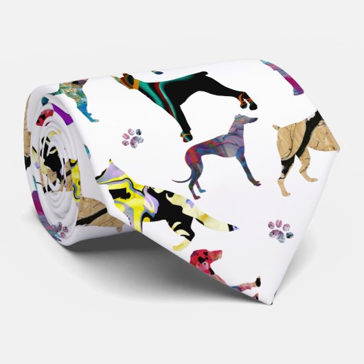 犬手 ネクタイ (ロール)