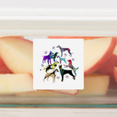 犬手 ラベル (貼付)