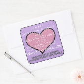 犬救のシール スクエアシール (封筒)