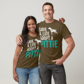 犬救救出ピティ犬のオーナーを人生で採用 Tシャツ (ユニセックス)