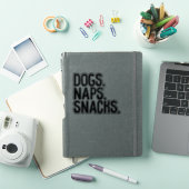犬昼寝スナック シール (iPadカバー)