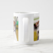 犬最高のおじいちゃん写真犬 ジャンボコーヒーマグカップ (裏面)