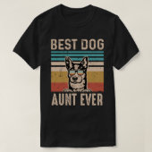犬最高のおばさんEVERヴィンテージ父の日 Tシャツ (デザイン正面)
