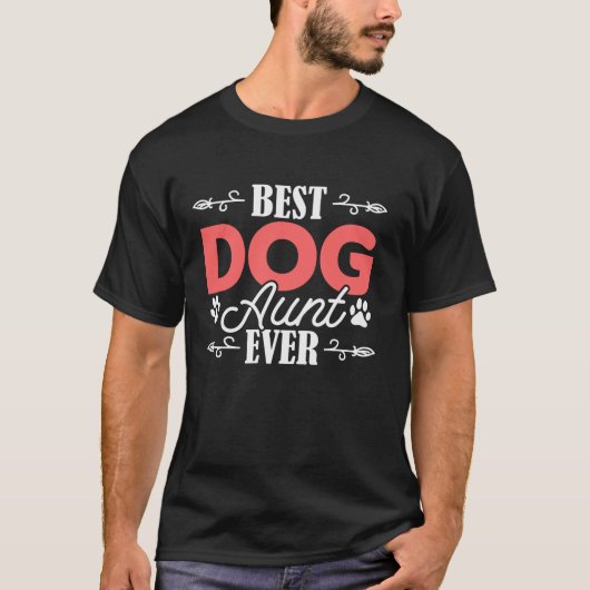 犬最高のおば犬おば最高のさんずっと長い Tシャツ (正面)