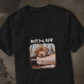 犬最高のがペットの写真グランジクールポー Tシャツ