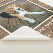 犬最高ののパパがフォトハッピー父の日 シェルパブランケット (3/4)