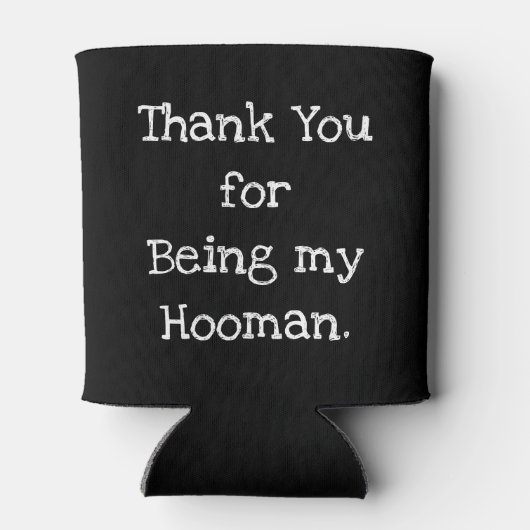 犬最高ののパパと白黒のコラージュ 缶クーラー (裏面)